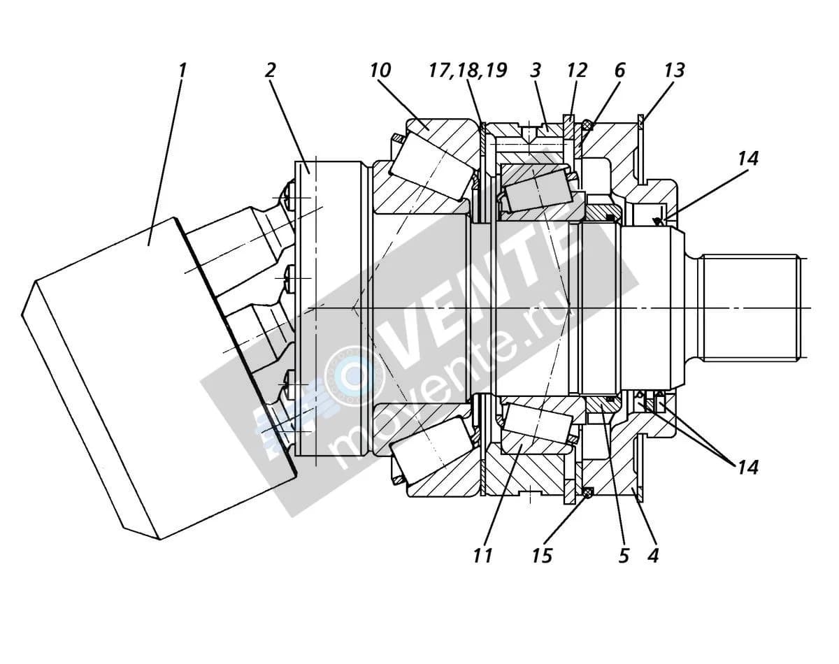 Роликоподшипник конический 571112708 Liebherr