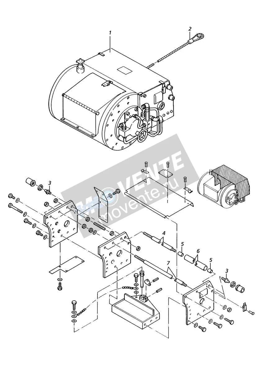 Шарикоподшипник радиальный 745193008 Liebherr