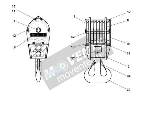 Подшипник с цилиндрическими роликами 746607401 Liebherr