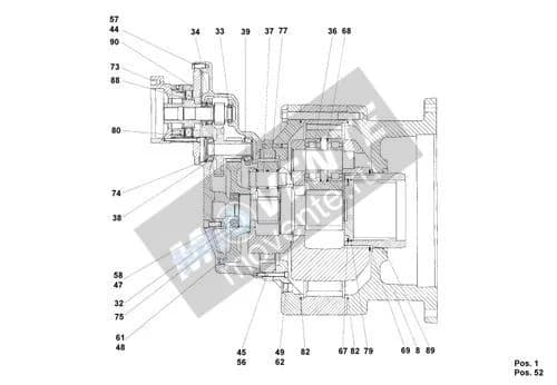 Роликоподшипник с цилиндрическими роликами 746441108 Liebherr