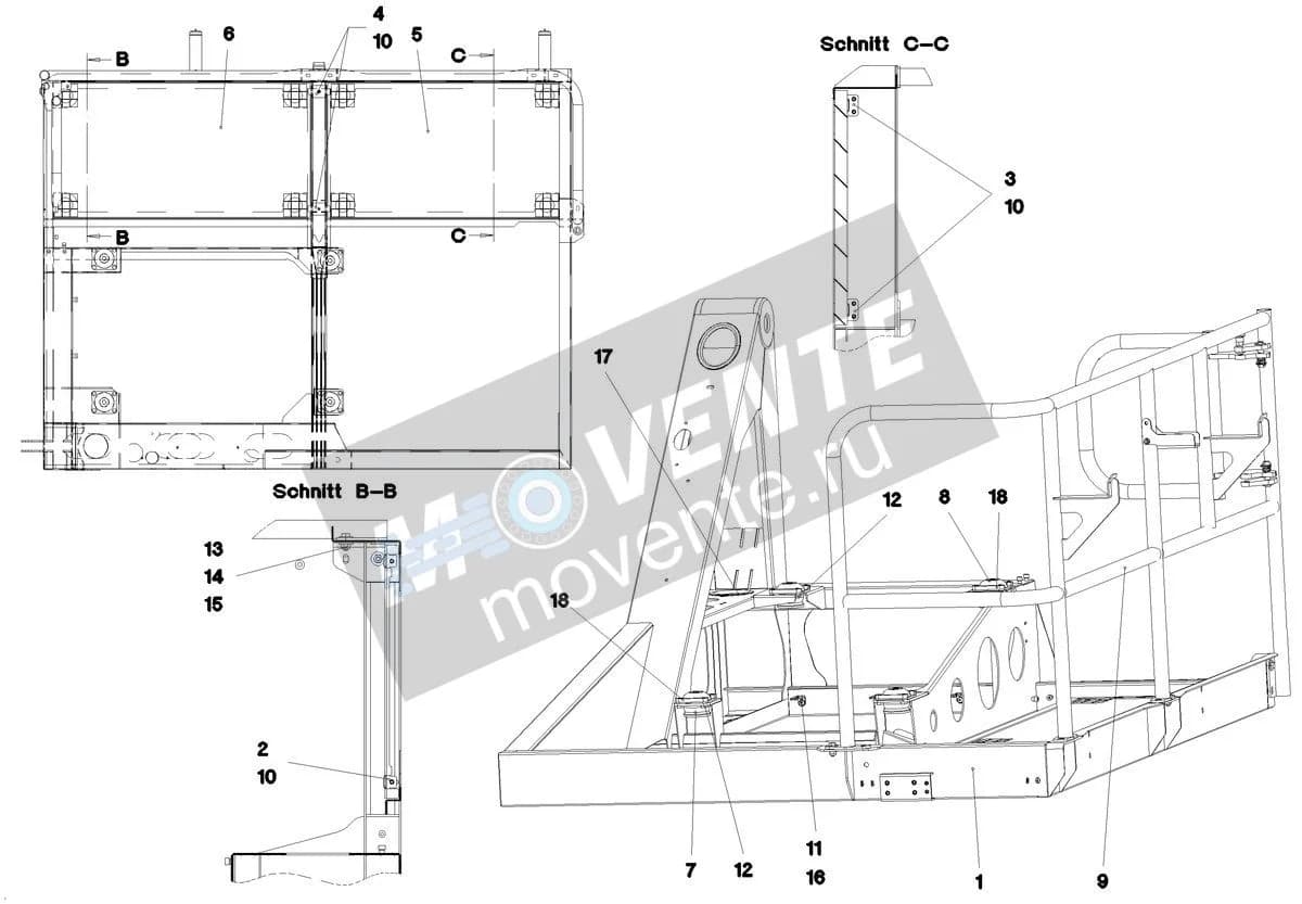 Подшипник конический 10291990 Liebherr