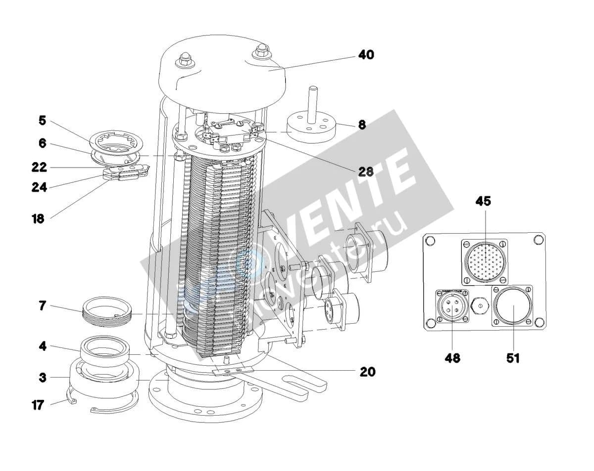 Шарикоподшипник самоустанавливающийся 570822677 Liebherr