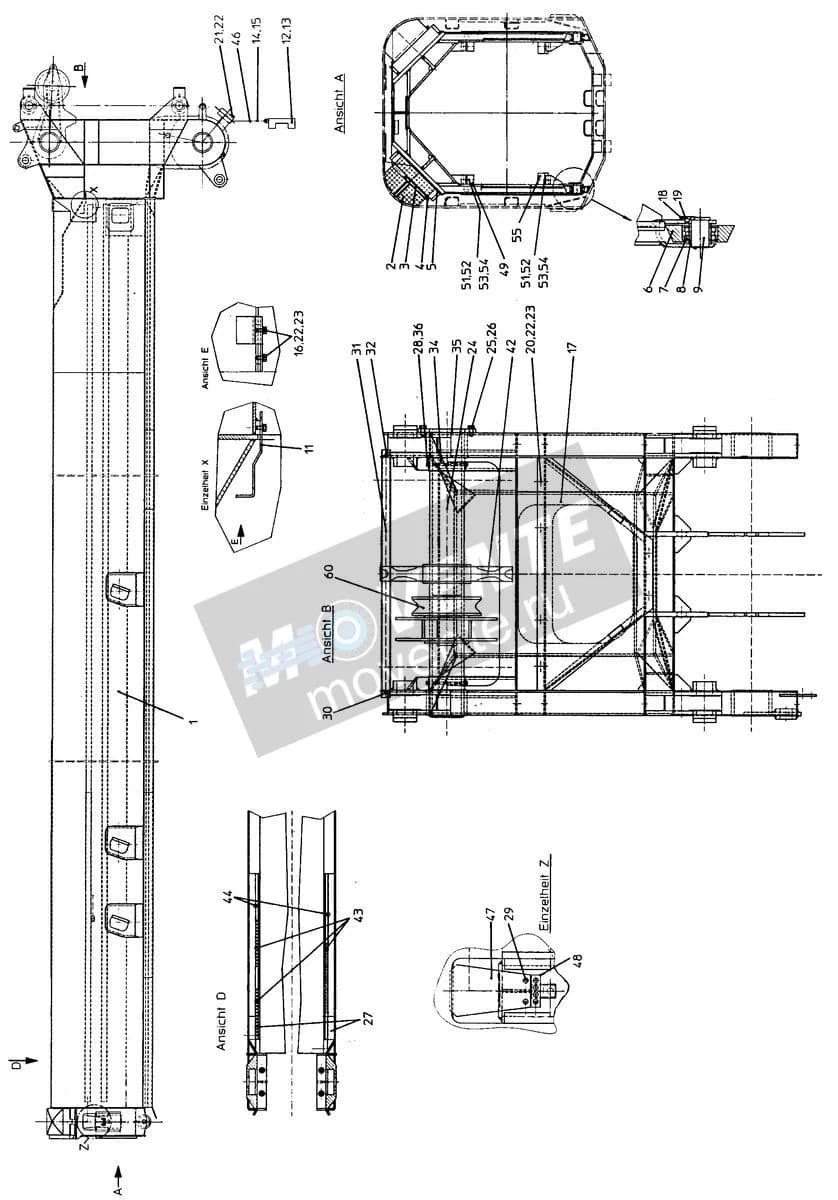 Шарикоподшипник радиально-упорный 745200808 Liebherr