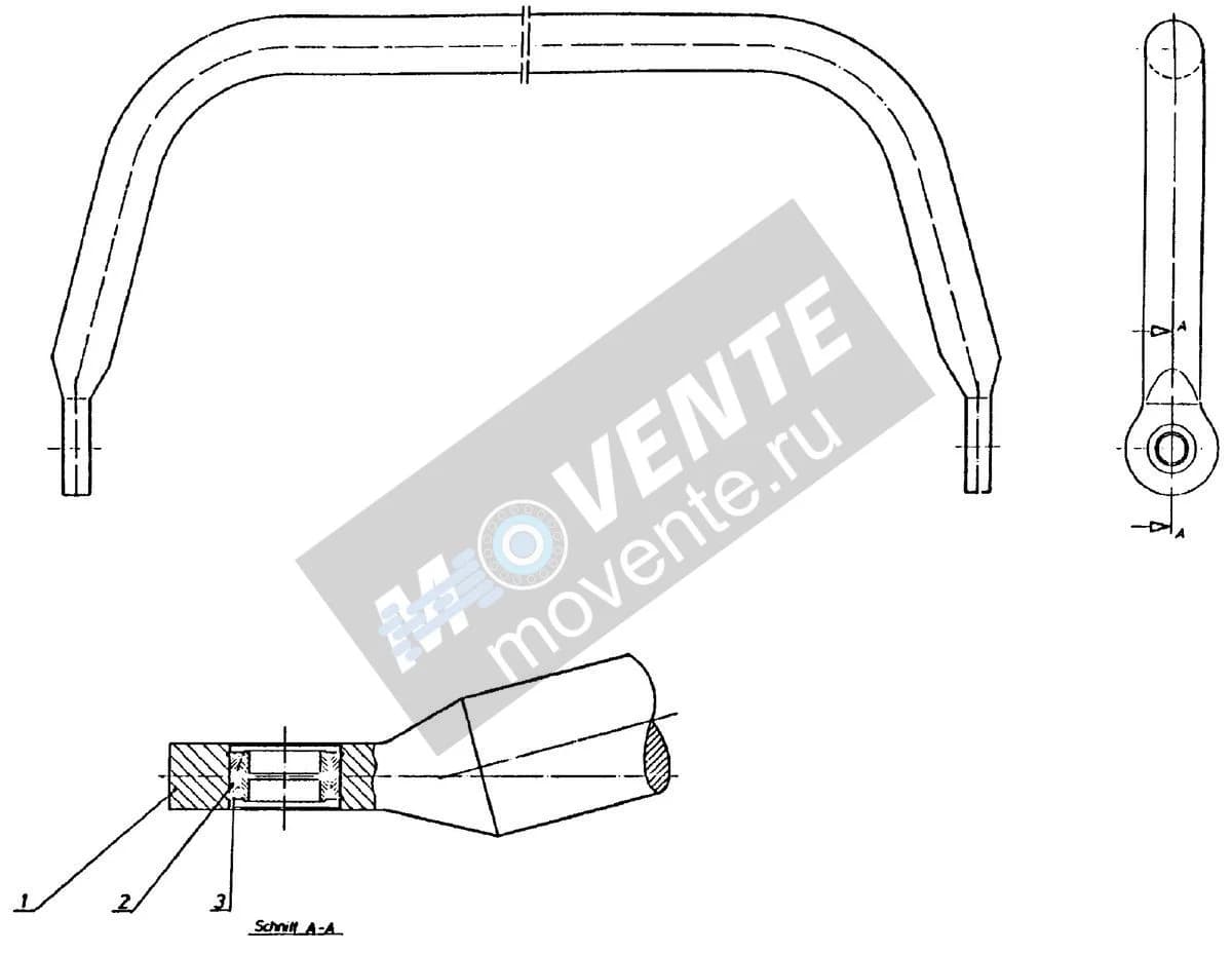 Подшипник шарнира 746914408 Liebherr