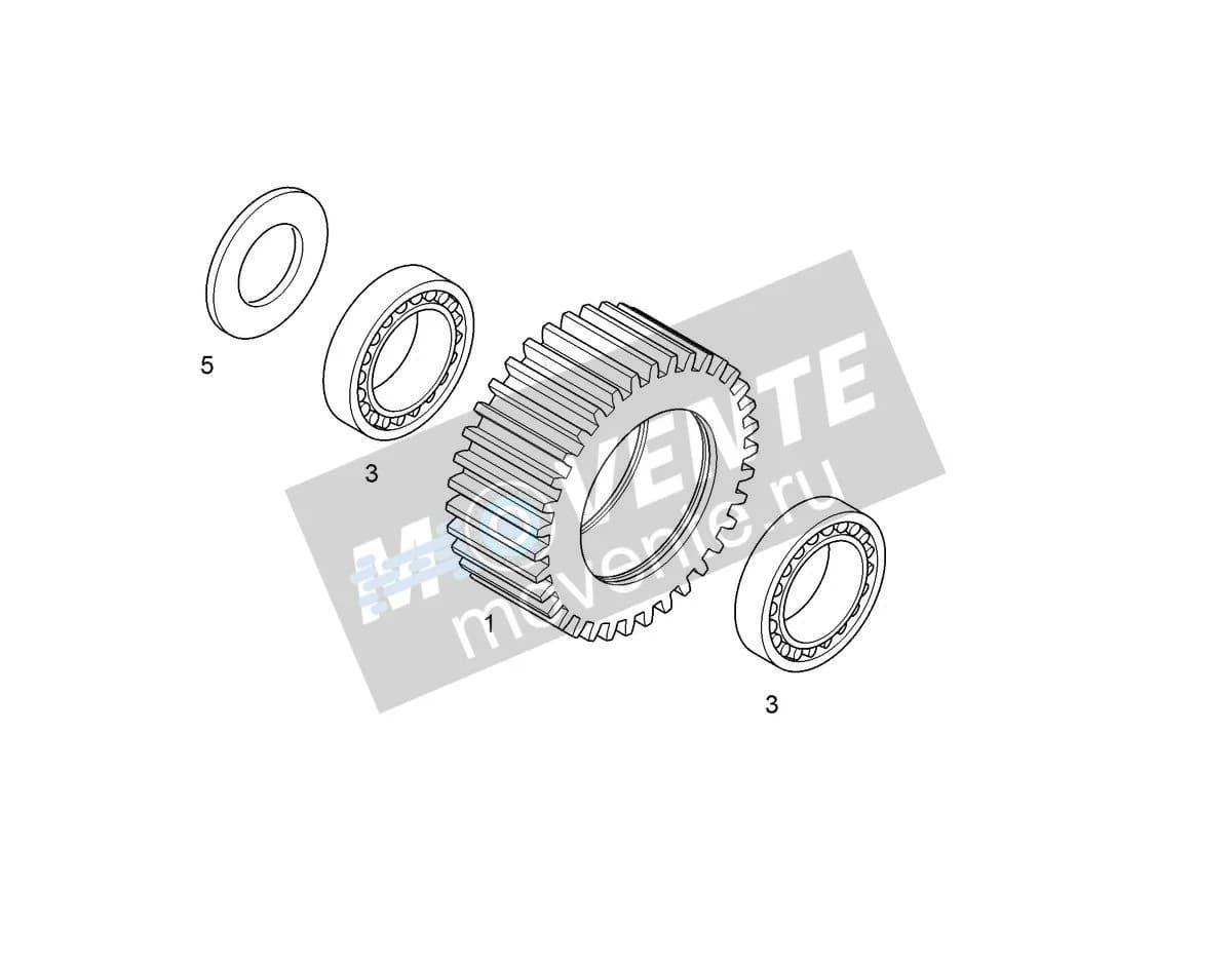 Подшипник качения 7610068 Liebherr