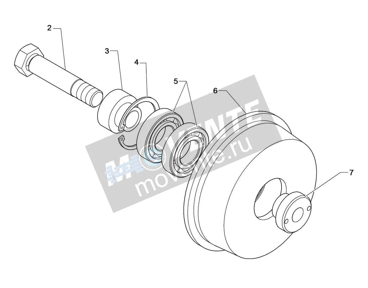 Шарикоподшипник радиальный 8595010 Liebherr