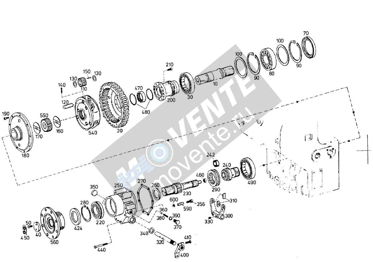Подшипник игольчатый 500723008 Liebherr