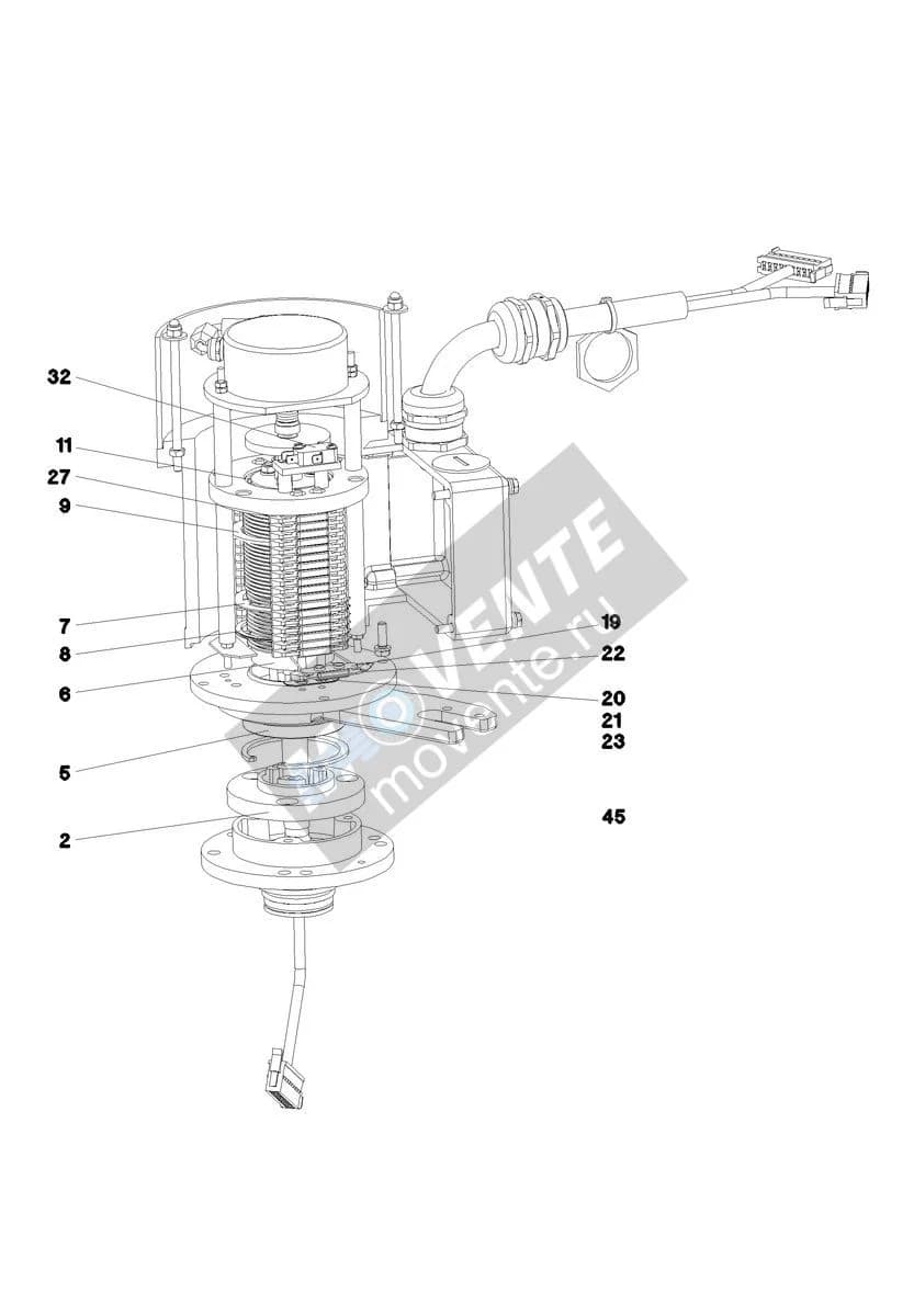 Шарикоподшипник радиальный 10114839 Liebherr