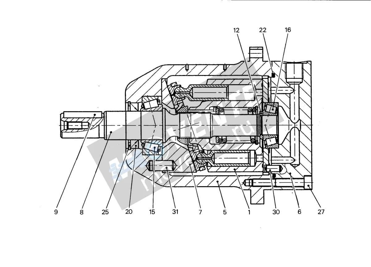 Роликоподшипник конический 7370991 Liebherr