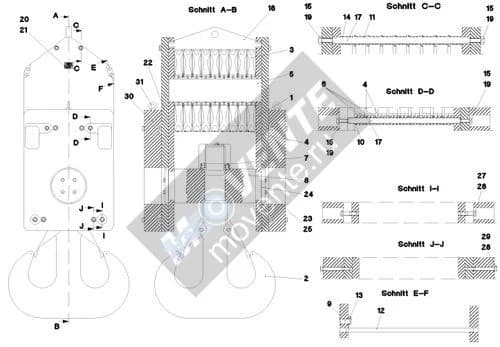 Подшипник с цилиндрическими роликами 746607508 Liebherr