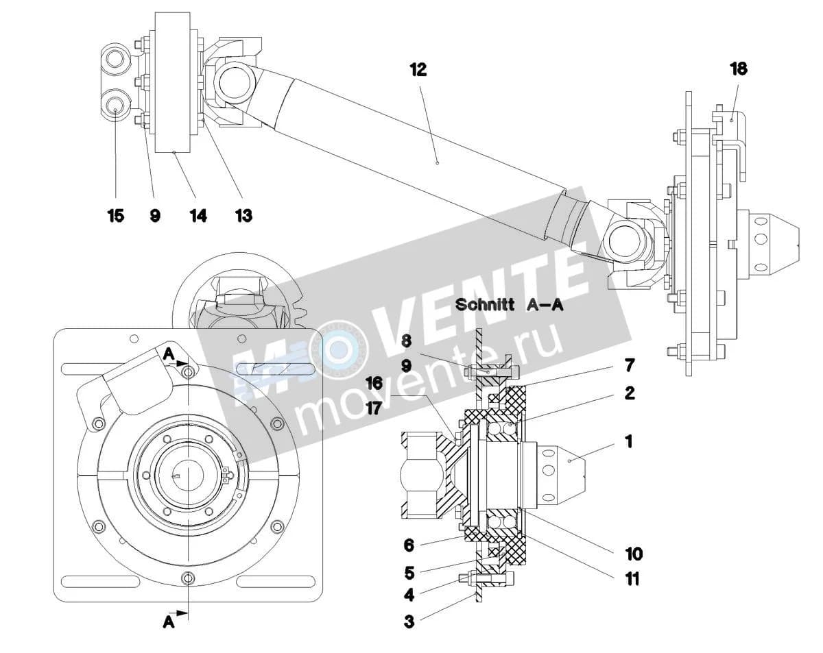 Шарикоподшипник самоустанавливающийся 10101136 Liebherr