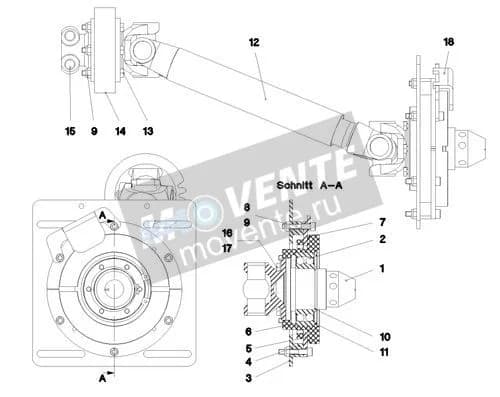 Шарикоподшипник самоустанавливающийся 10101136 Liebherr