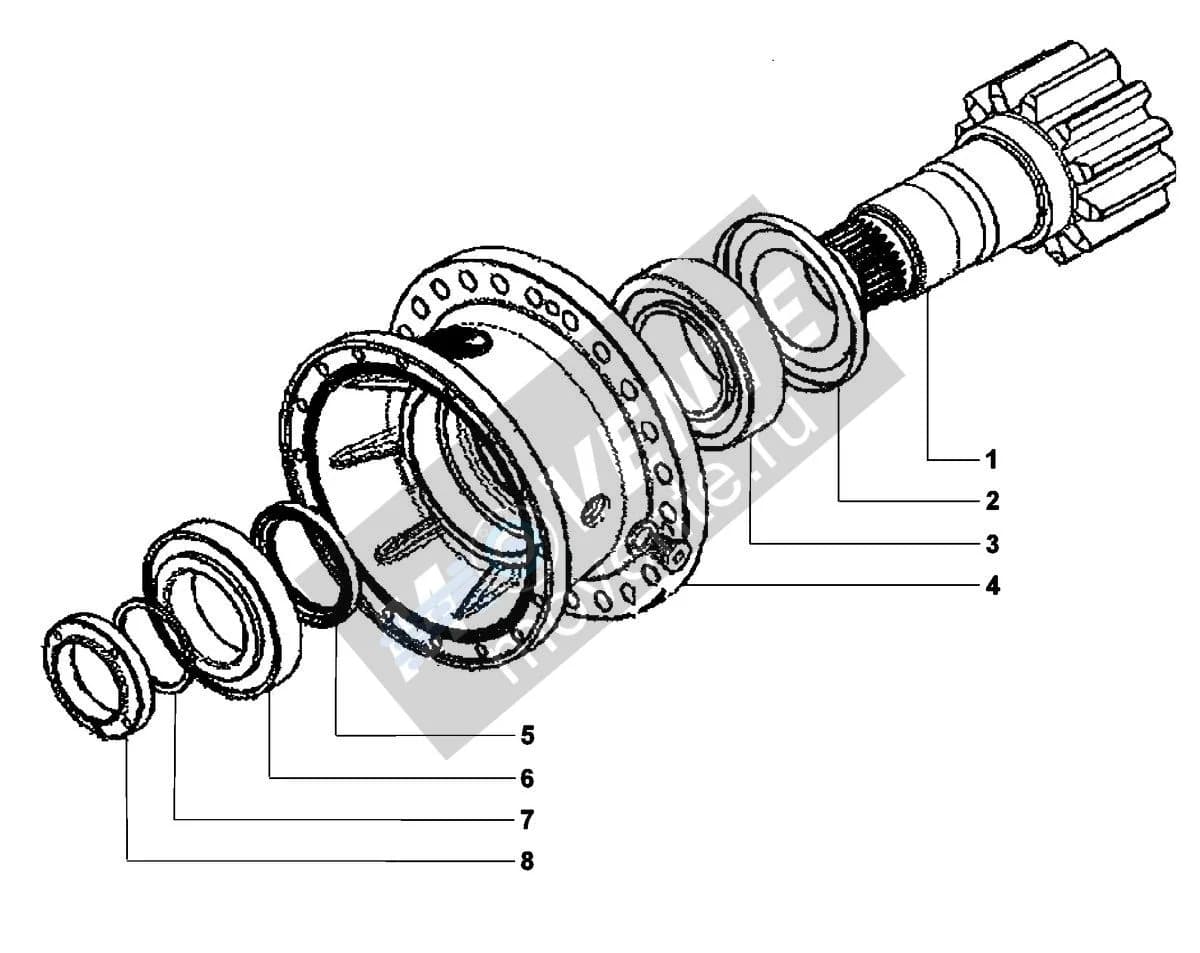 Роликоподшипник конический 746245201 Liebherr