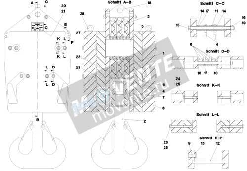 Подшипник с цилиндрическими роликами 746607308 Liebherr