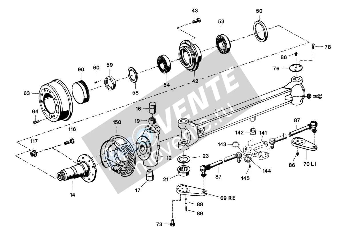 Роликоподшипник конический 746801208 Liebherr