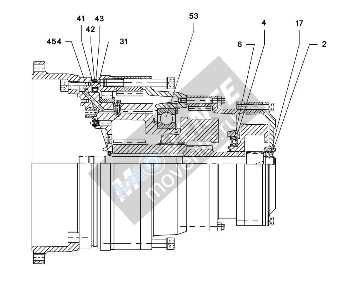 Роликоподшипник самоустанавливающийся 571846608 Liebherr
