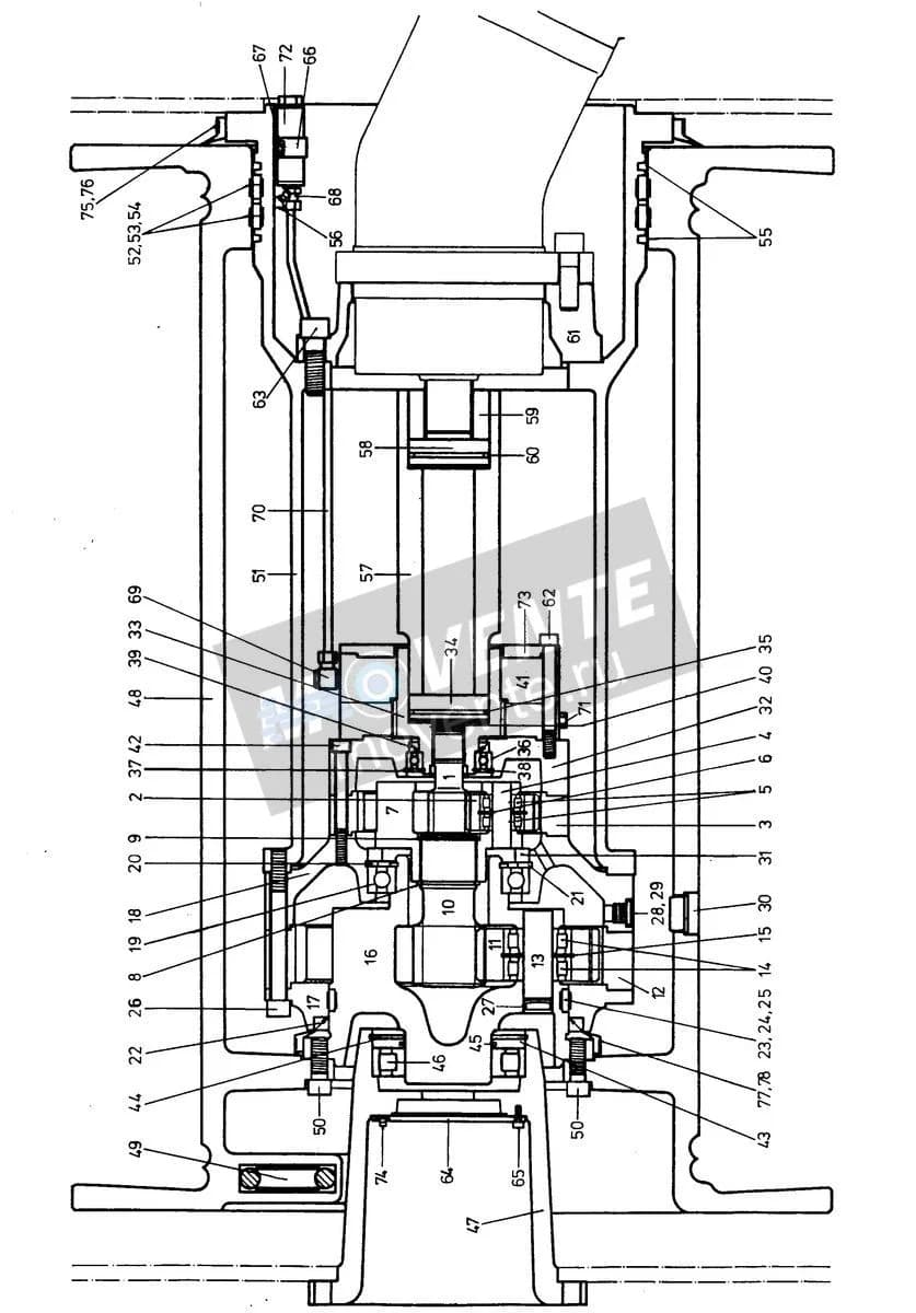 Шарикоподшипник радиальный 745122208 Liebherr