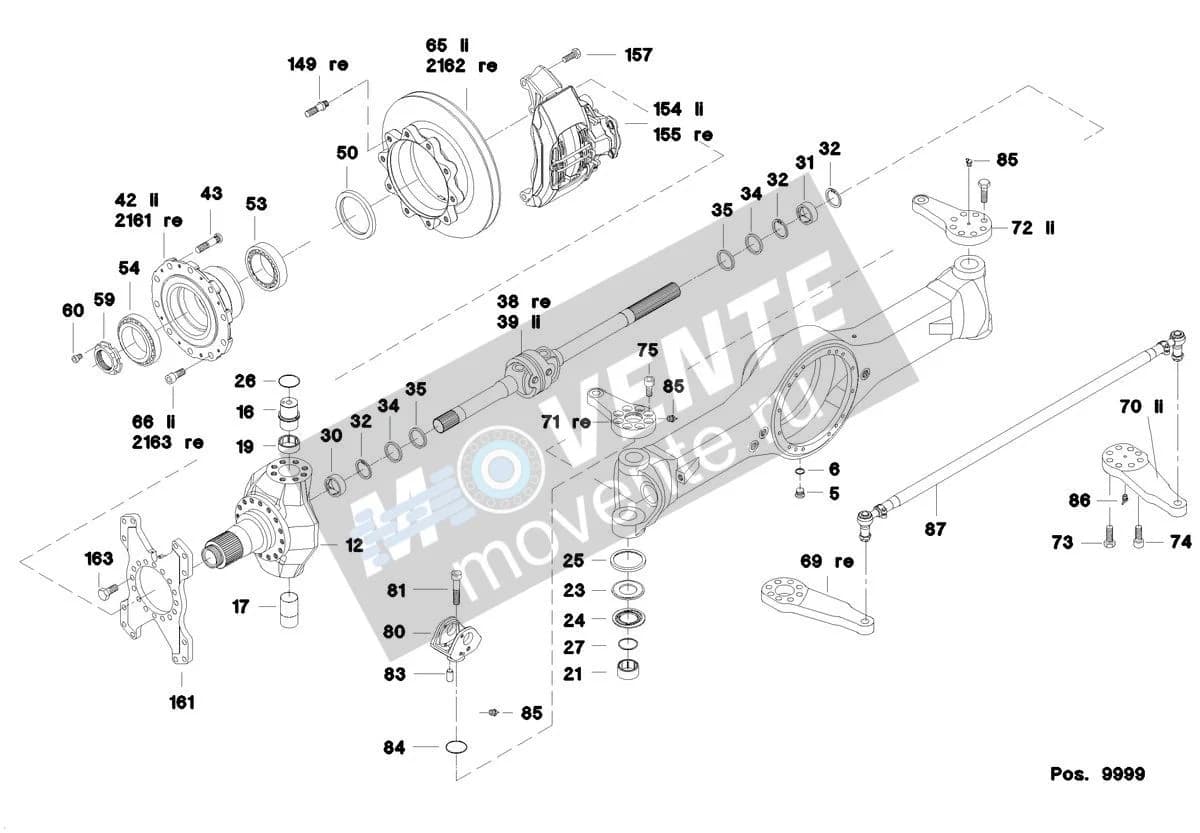 Шарикоподшипник радиальный 10023319 Liebherr