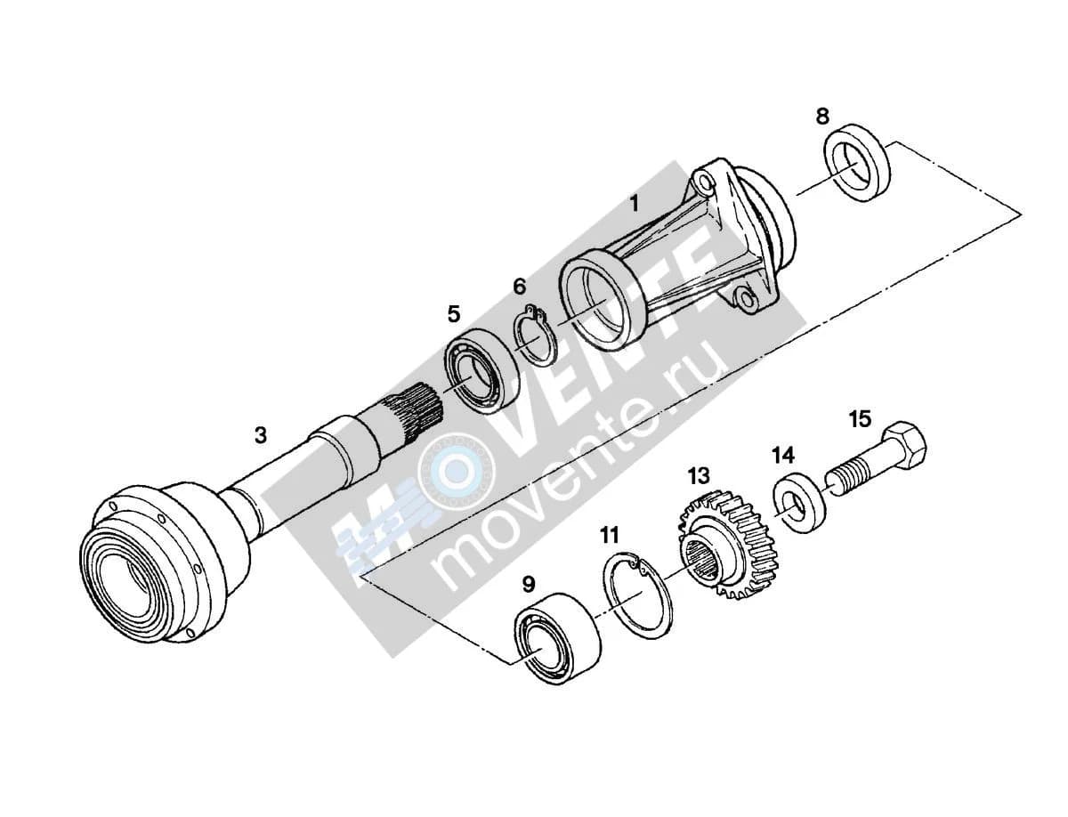 Шарикоподшипник радиальный 560197008 Liebherr