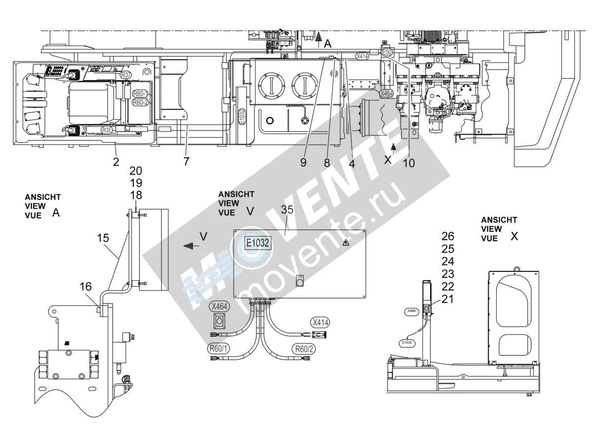 Подшипник круглый 10012169 Liebherr