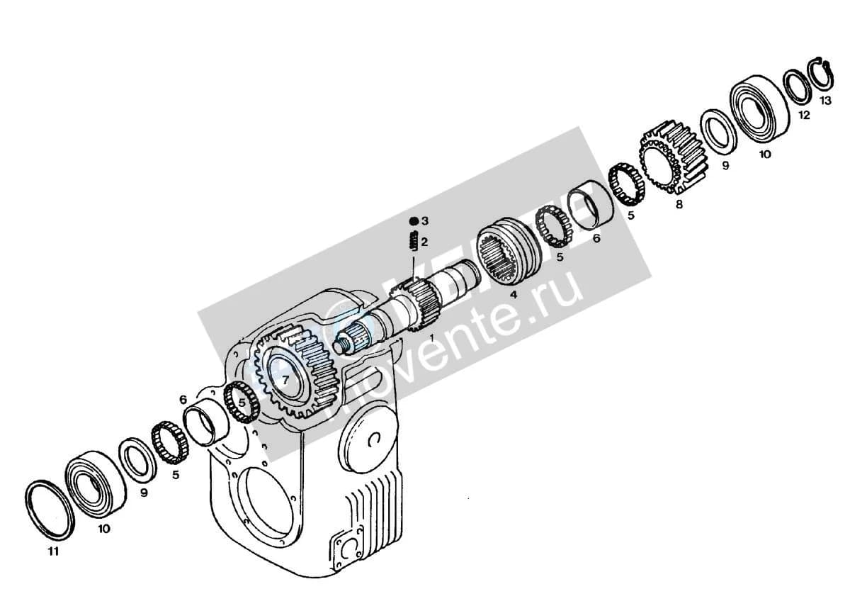 Роликоподшипник конический 746211108 Liebherr