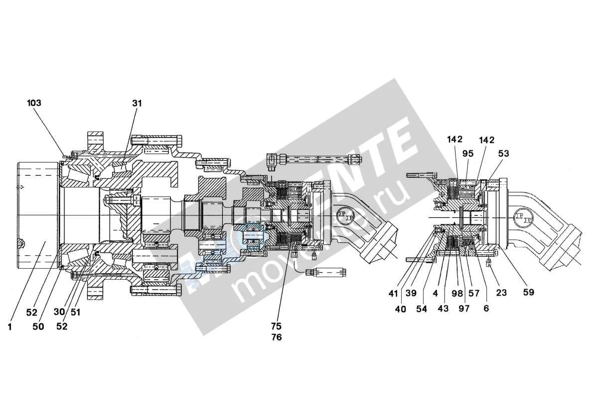 Роликоподшипник конический 571724608 Liebherr