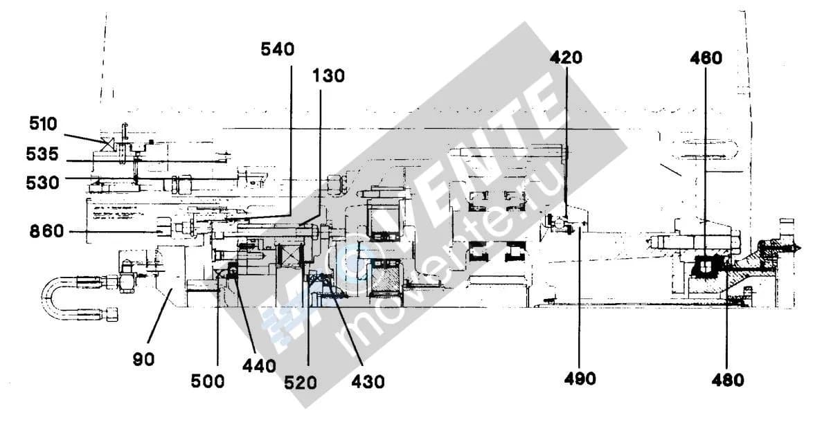 Подшипник сферический 746001408 Liebherr