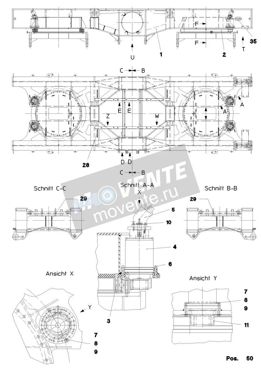 Подшипник скольжения 931162208 Liebherr