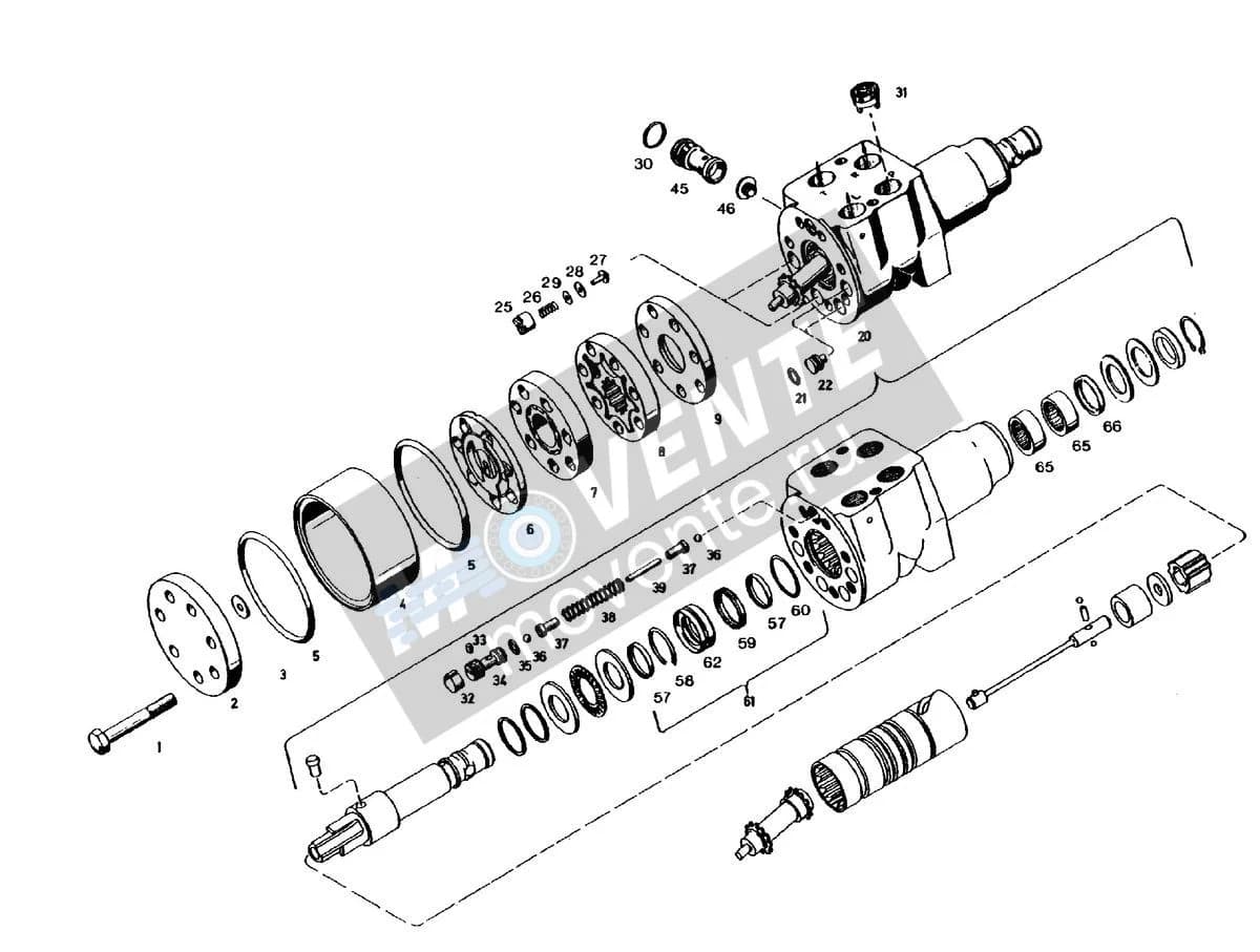 Подшипник игольчатый 521198808 Liebherr