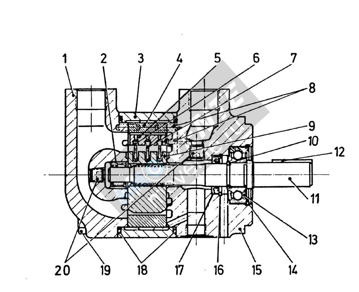 Подшипник игольчатый 513115808 Liebherr