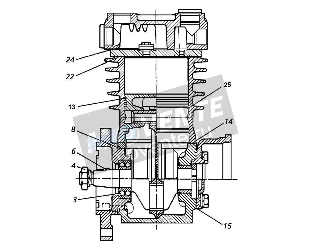 Шарикоподшипник радиальный 7016097 Liebherr