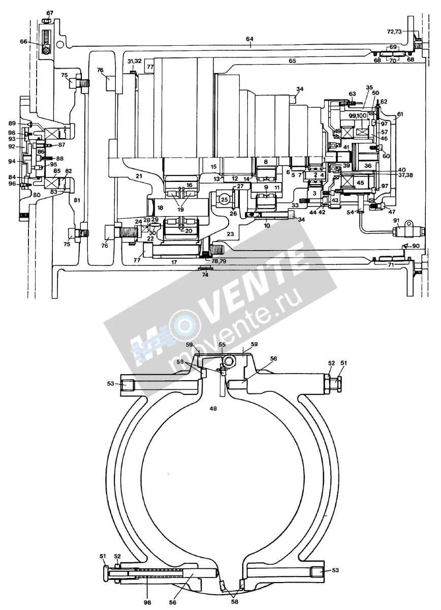 Роликоподшипник самоустанавливающийся 746130408 Liebherr