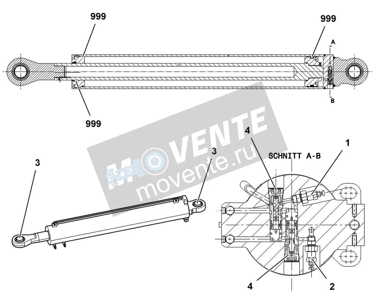 Подшипник шарнира 11690736 Liebherr