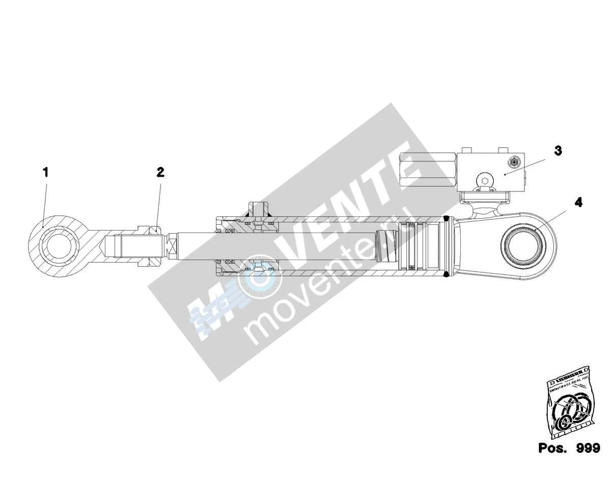 Подшипник шарнира 10491694 Liebherr