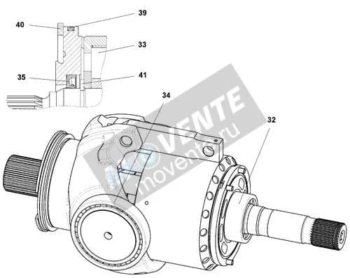 Роликоподшипник с цилиндрическими роликами 10296250 Liebherr