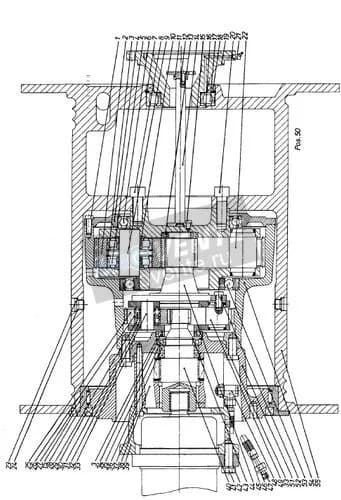 Роликоподшипник с цилиндрическими роликами 746332408 Liebherr