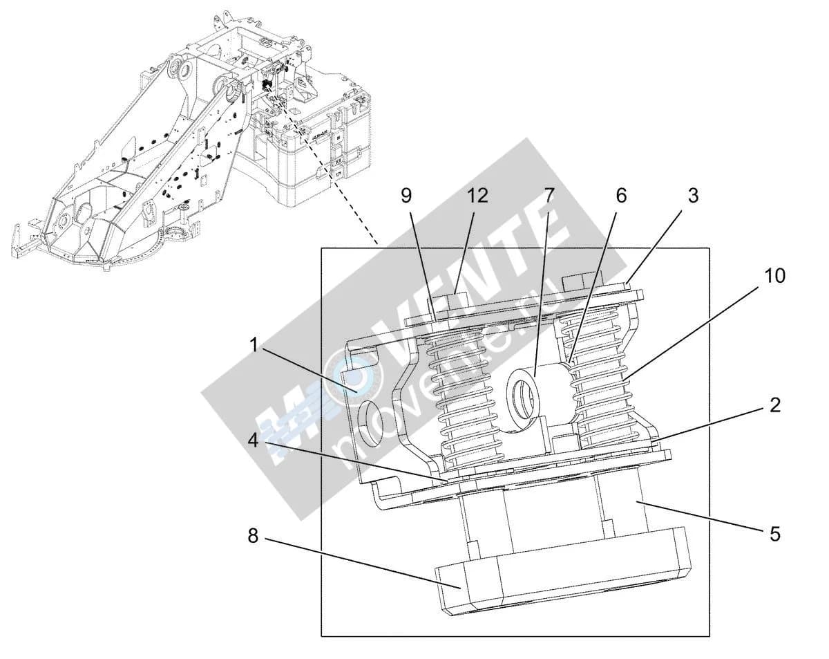 Подшипник скольжения 12101061 Liebherr