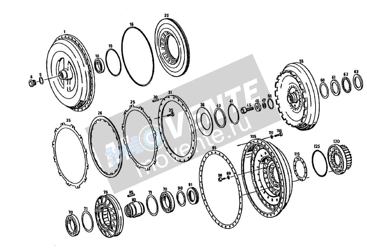 Шарикоподшипник радиальный 500137108 Liebherr
