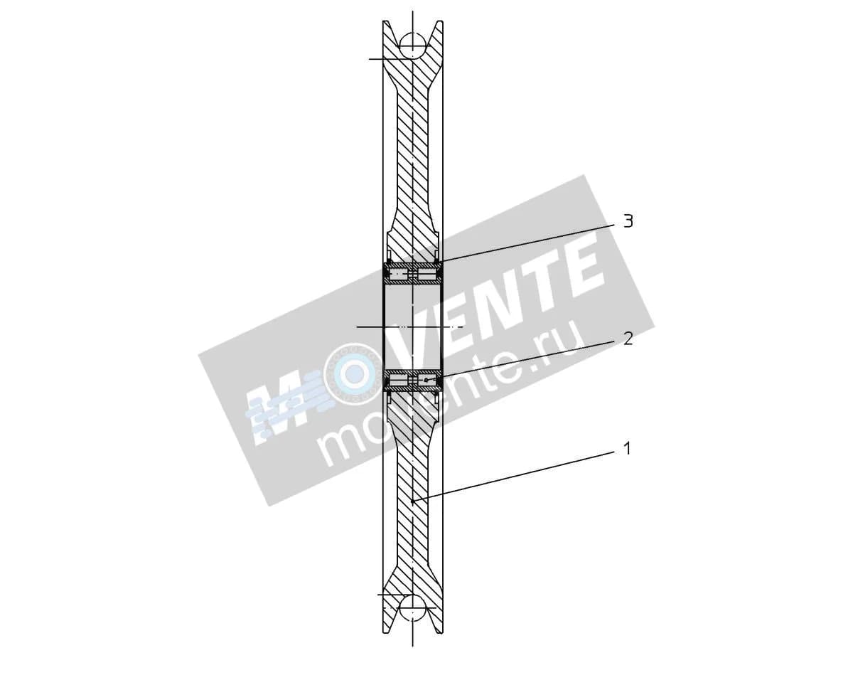 Подшипник качения 746509008 Liebherr
