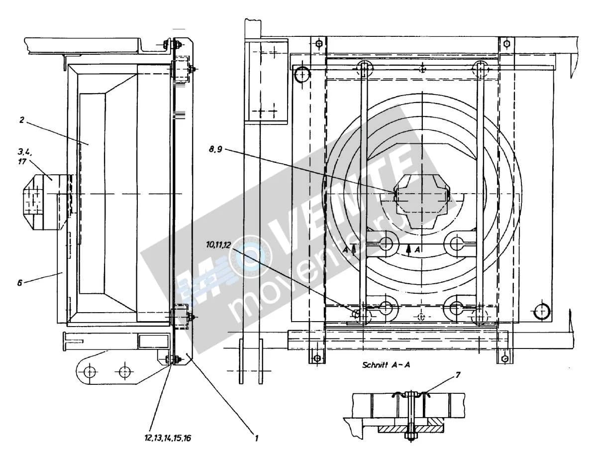 Подшипник круглый 726909908 Liebherr