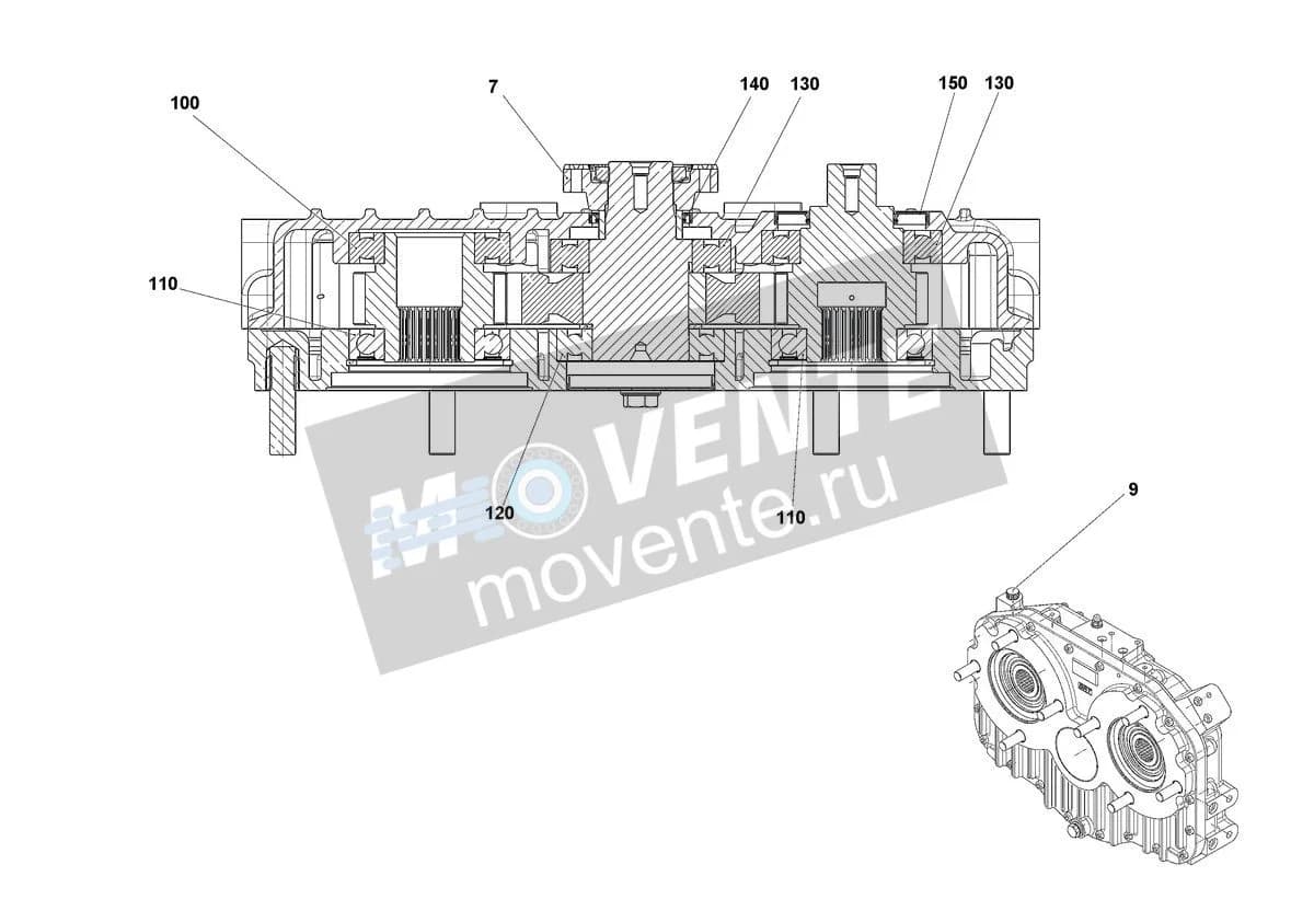 Шарикоподшипник радиальный 745141508 Liebherr