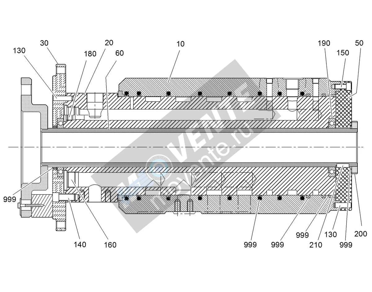 Шарикоподшипник радиальный 11100639 Liebherr