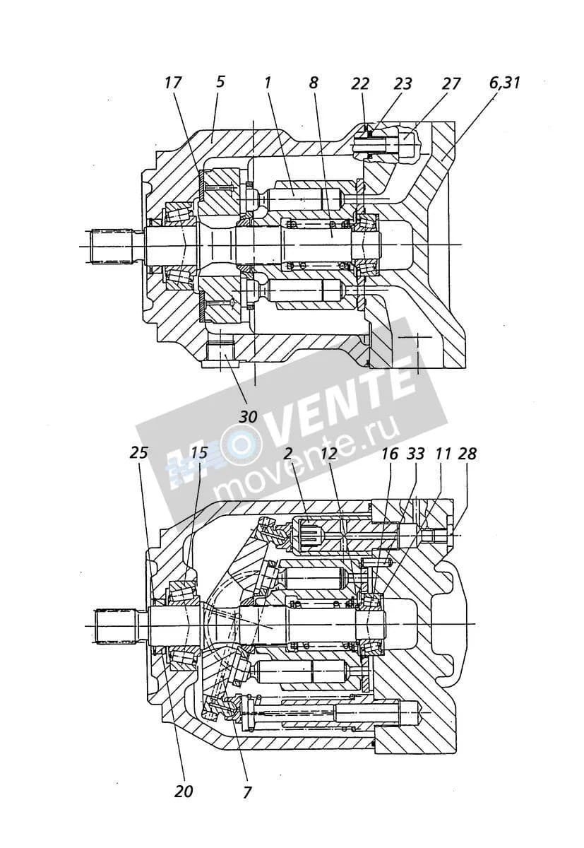 Роликоподшипник конический 570947908 Liebherr