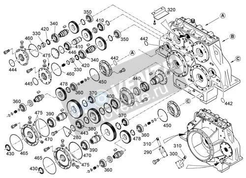 Роликоподшипник самоустанавливающийся 10005042 Liebherr