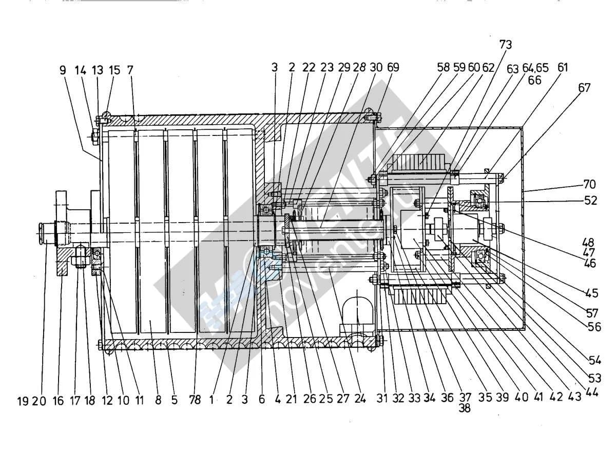 Шарикоподшипник радиальный 745191008 Liebherr