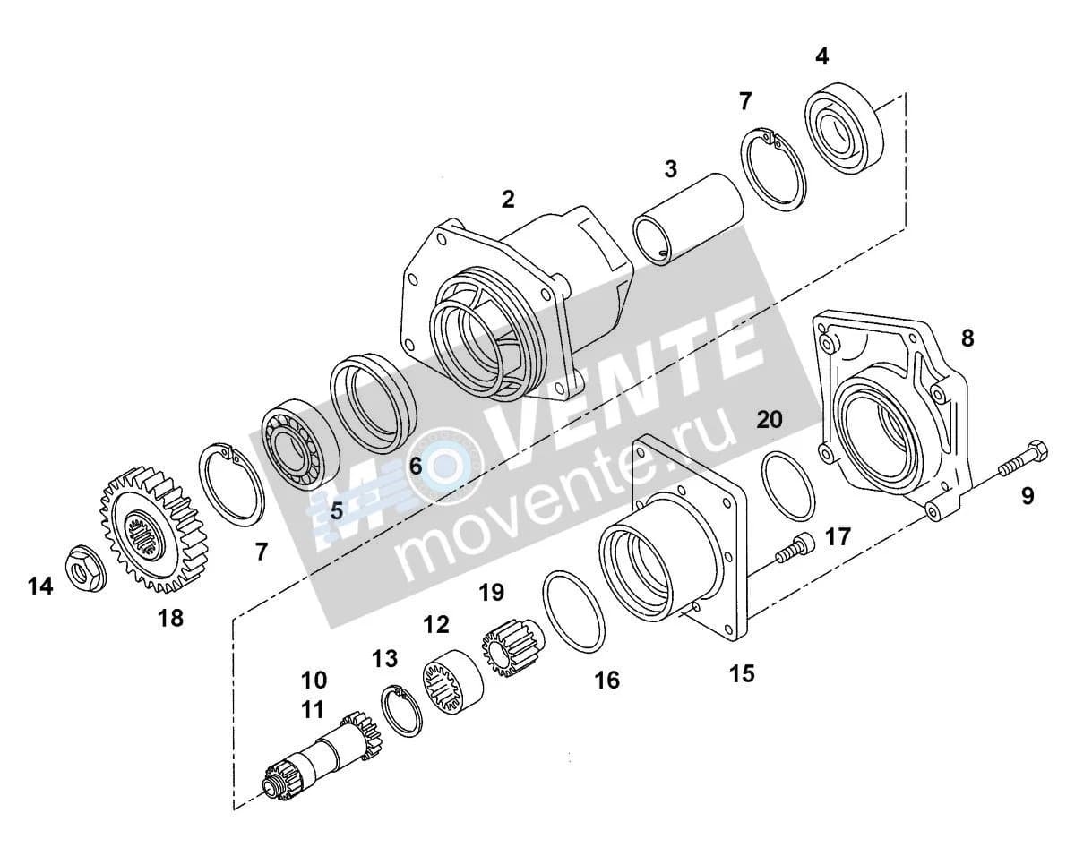Шарикоподшипник радиальный 10017137 Liebherr