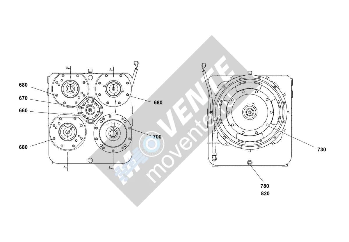 Шарикоподшипник радиальный 571819808 Liebherr