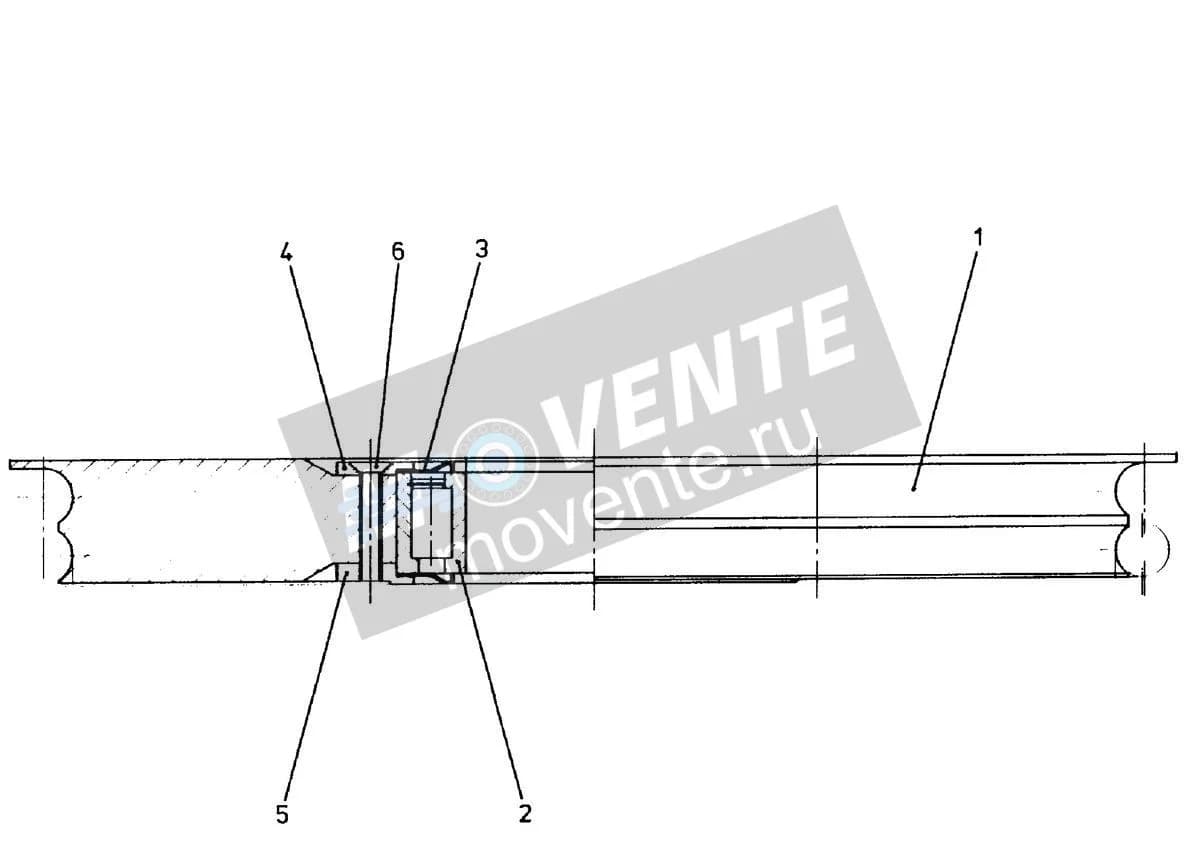Подшипник качения 745901008 Liebherr
