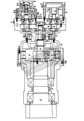 Роликоподшипник с цилиндрическими роликами 746440108 Liebherr