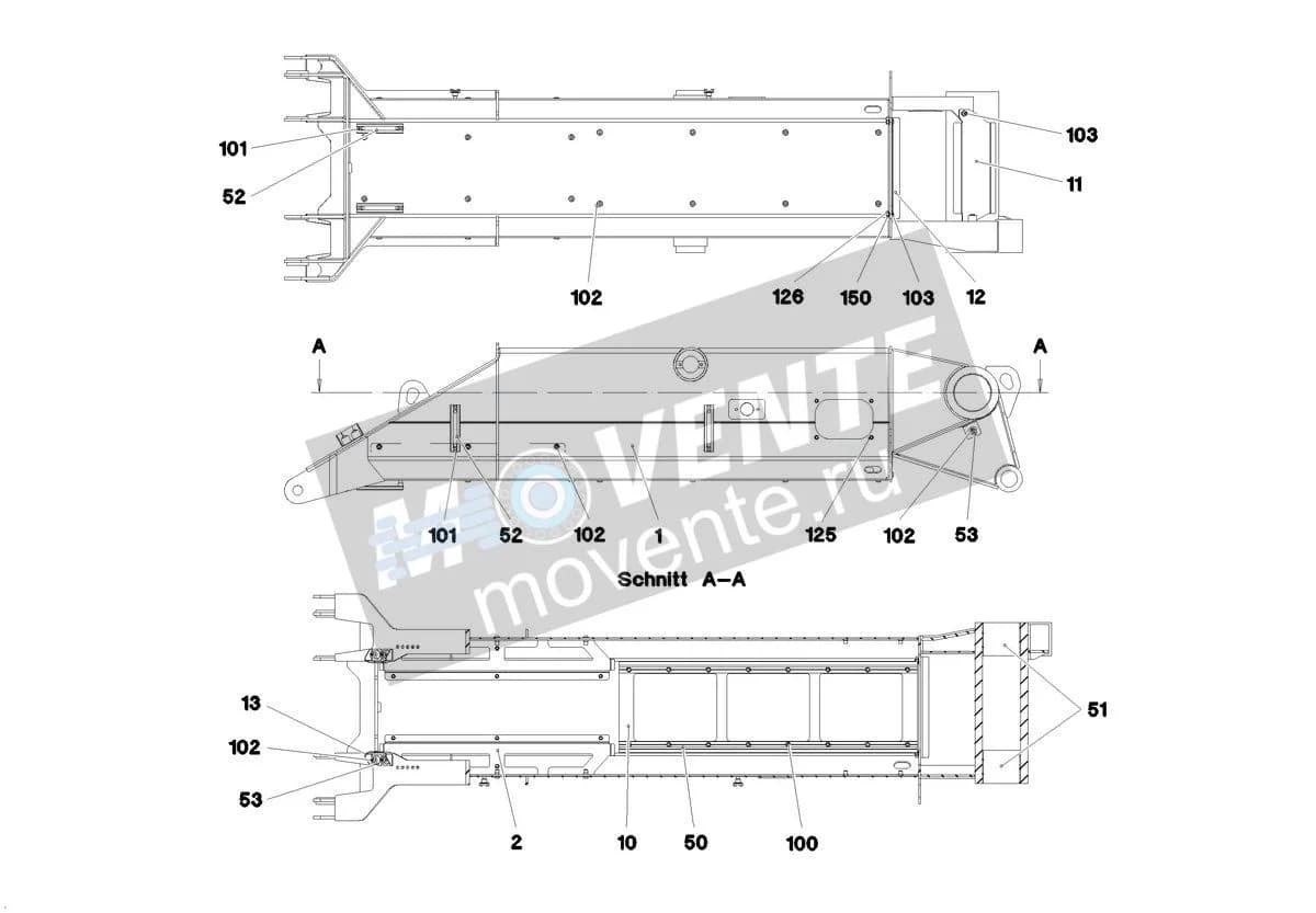 Подшипник скольжения 10874445 Liebherr